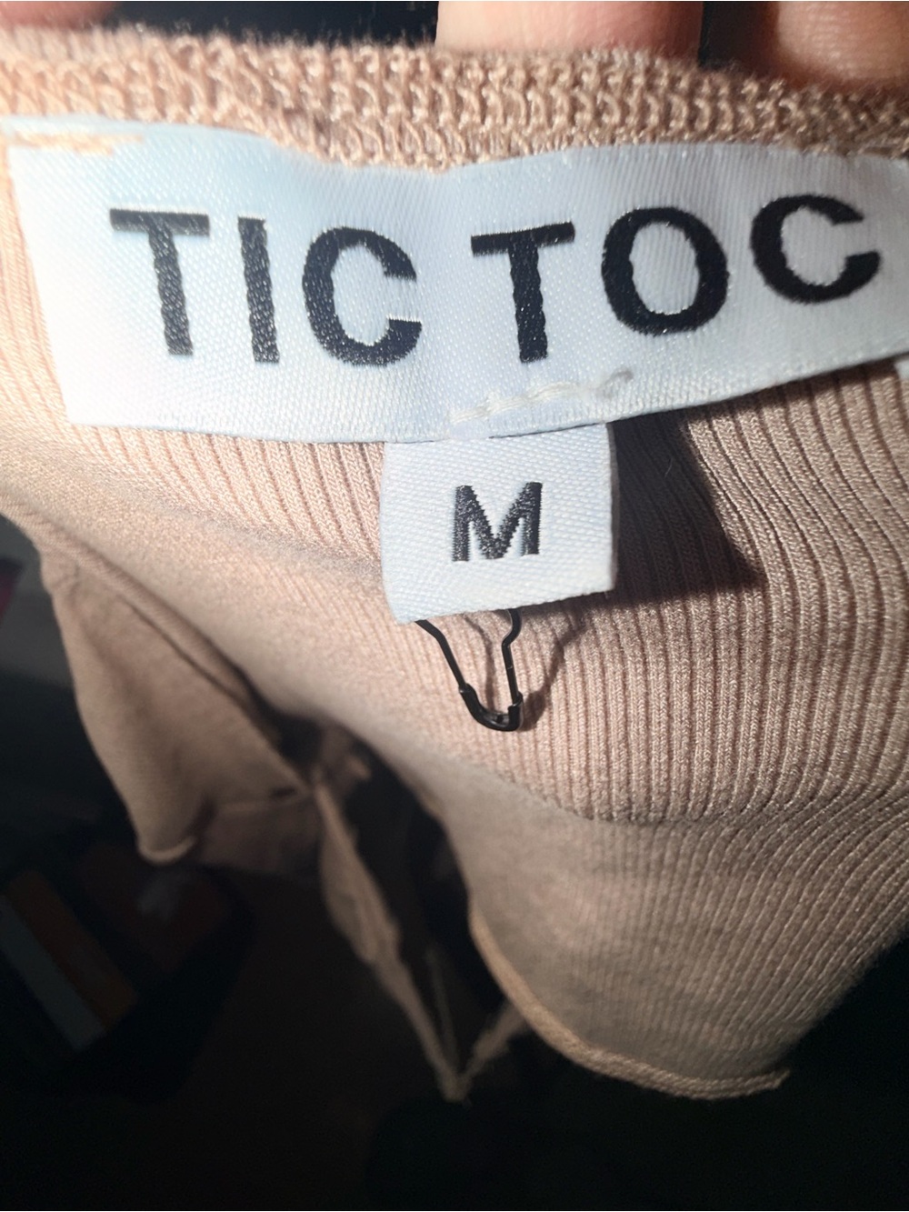 Tic toc | Long Sleeve Underwire Bra Top in Nude - Picture 7 of 7